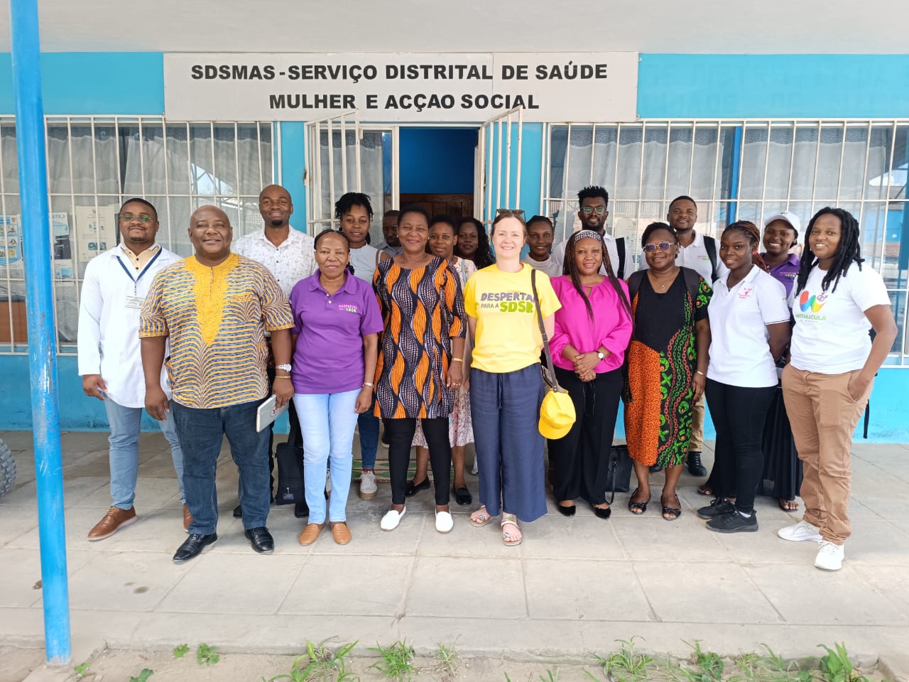 Stand Up project team during a courtesy visit to stakeholders at Nacala District, Mozambique