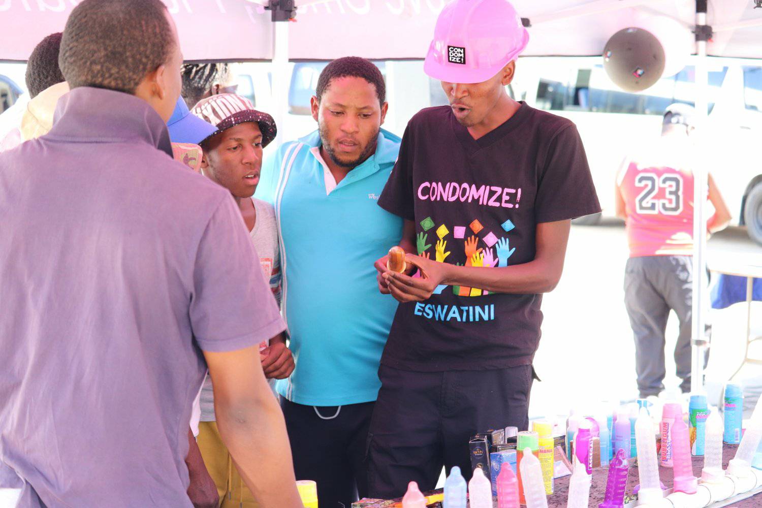 Training on condom use