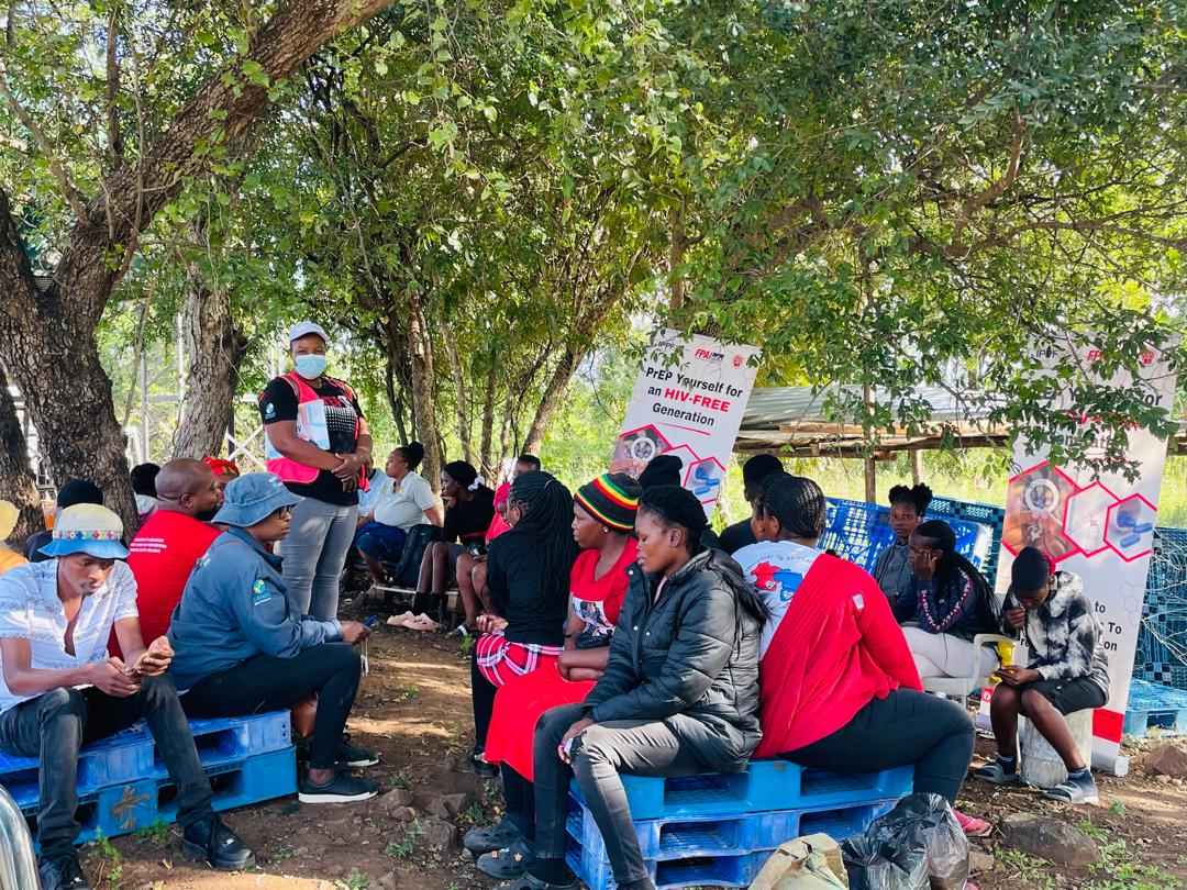 Community Session before Mobile clinic services