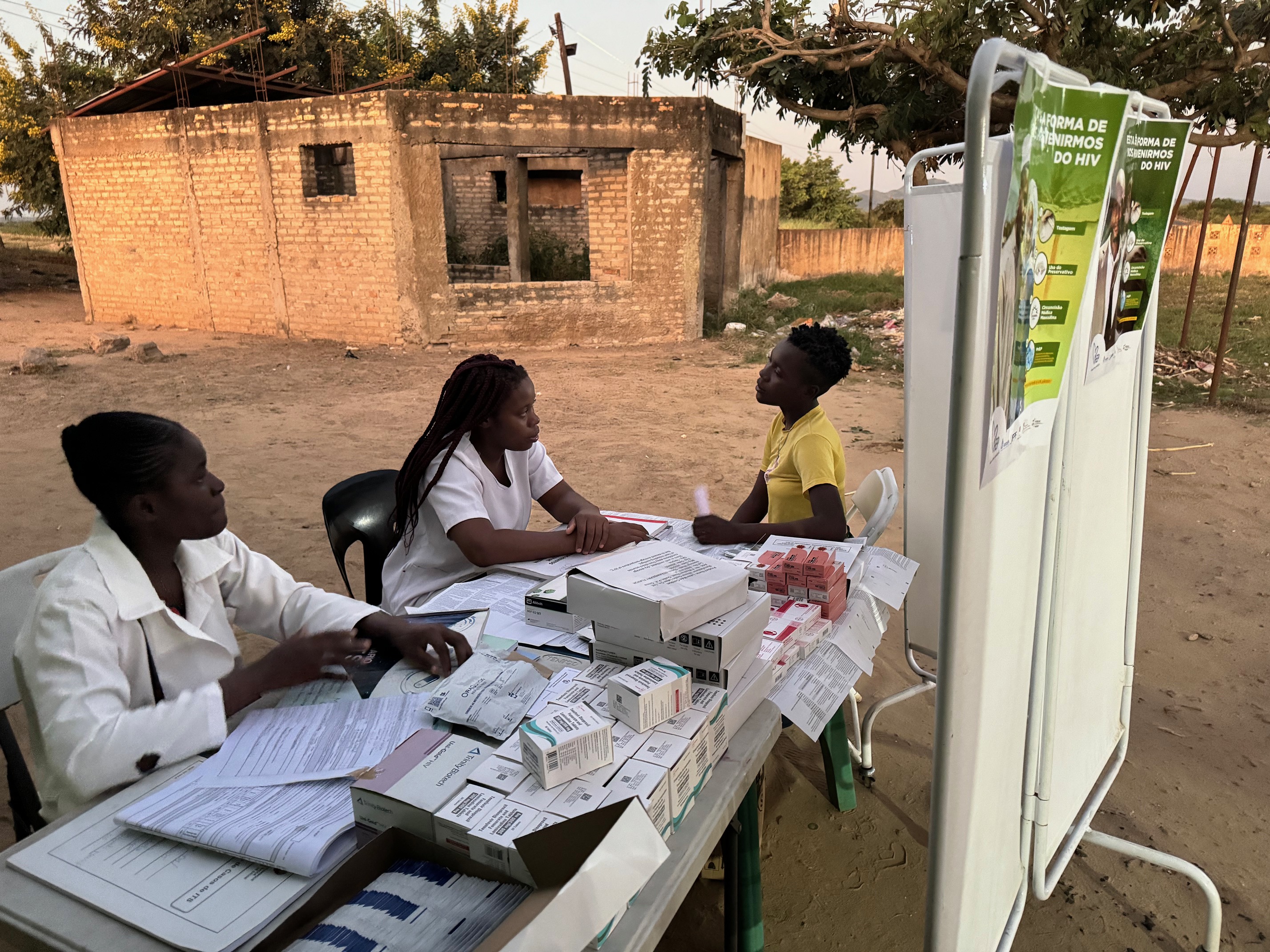 Mobile brigade testing and counselling