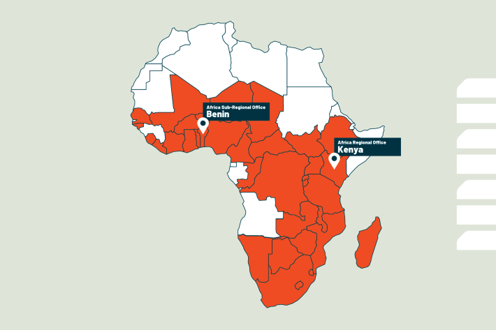 Map of IPPFAR Affiliates
