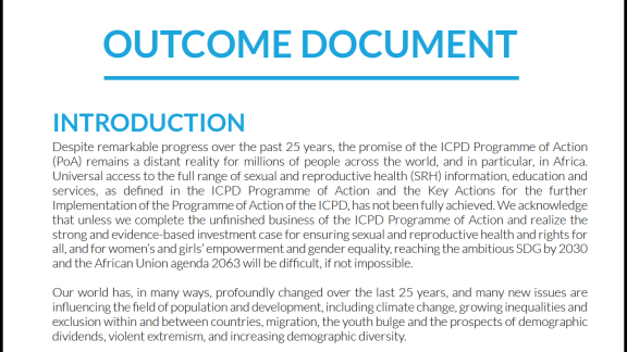 Outcome Document