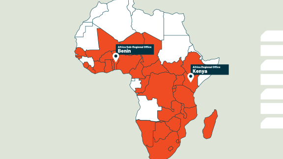 Map of IPPFAR Affiliates